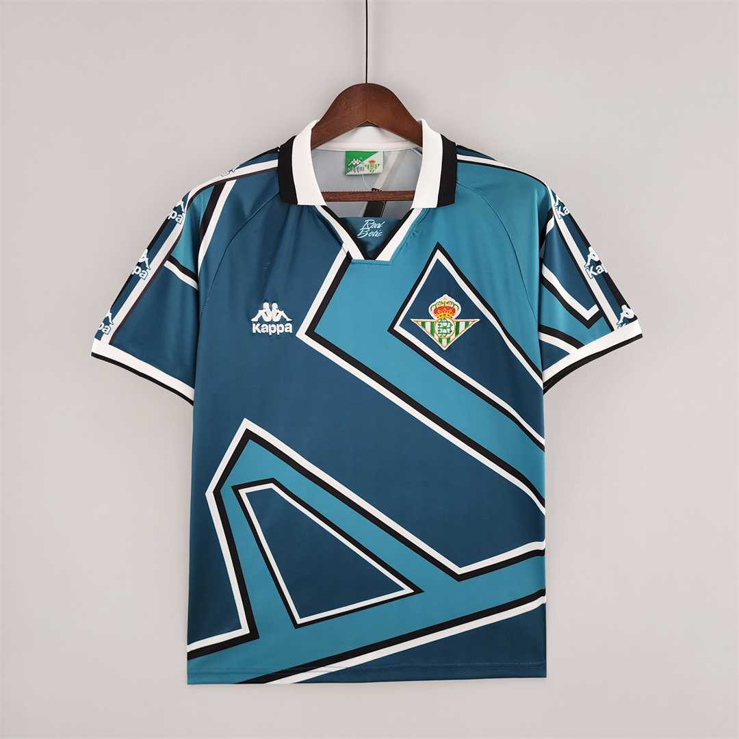 AAA Quality Real Betis 95/97 Away Blue Soccer Jersey